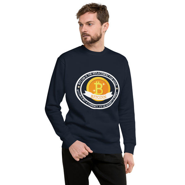 Bitcoin Prestige - The Internet of Money Sweatshirt - Navy Blazer - Unisex Sweatshirts