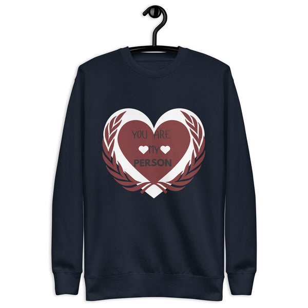 Wrapped in Love - You Are My Person - Navy Blazer - Sweatshirts