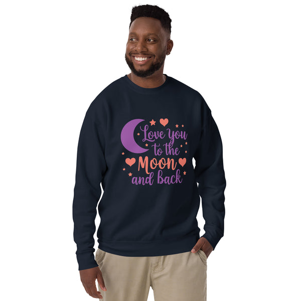 To the Moon and Back - Cozy Love - Navy Blazer - Sweatshirts