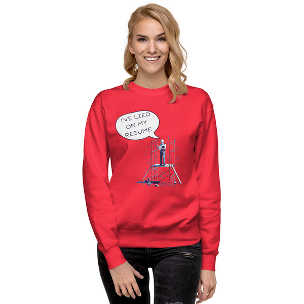 Resume Rewrites - The Construction of Fibs - - Sweatshirts