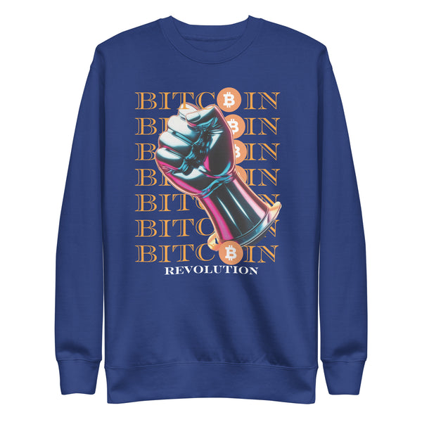 Revolutionary Bitcoin Fist - Empower Your Style - - Sweatshirts