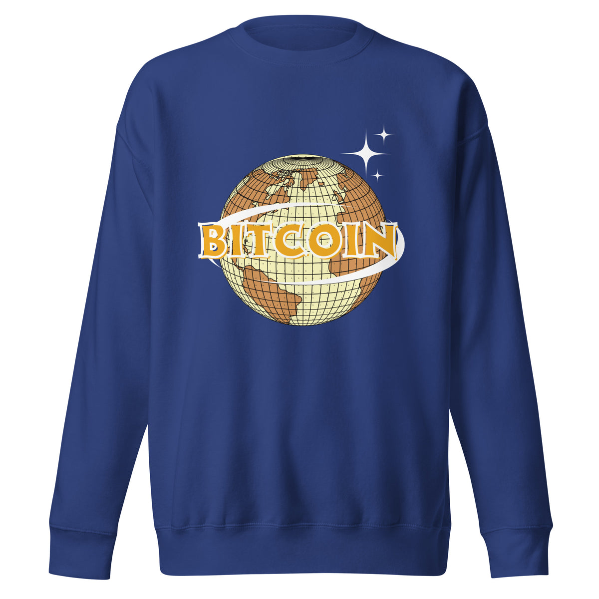 Old-World Charm Bitcoin Sweatshirt - - Unisex Sweatshirts