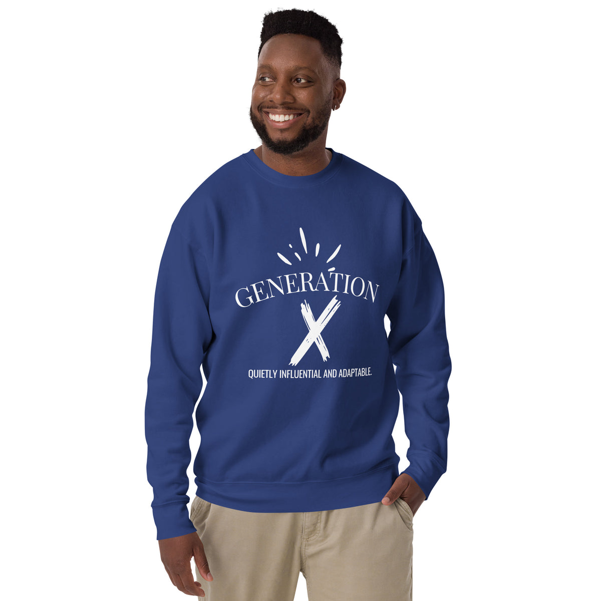 Minimalist Power - Generation X's Signature Style - Team Royal - Sweatshirts