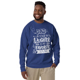 Soundtrack of Happiness - Dad’s Laughter Sweater - Team Royal - Sweatshirts