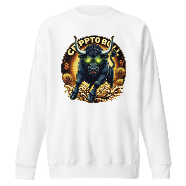 Crypto Bull Strength - Embrace the Power - - Sweatshirts