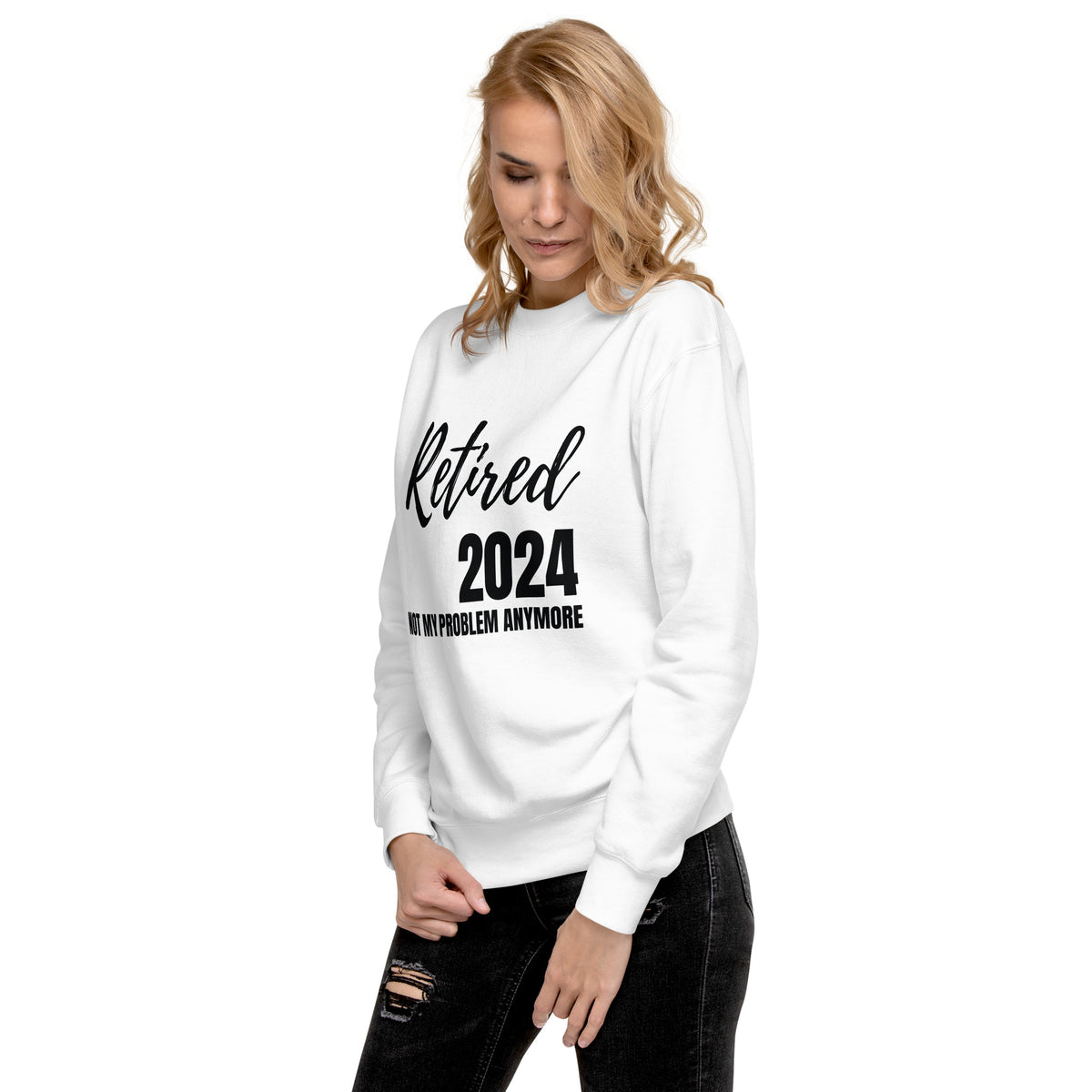 Farewell Work, Hello Freedom - Retired 2024 Sweatshirt - - Sweatshirts