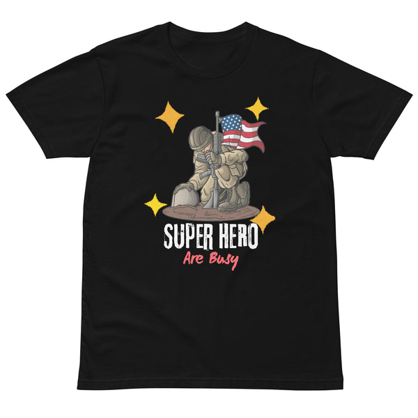 Heroes Off Duty Tee - Embrace the Power of Relaxation - Black - T-shirts