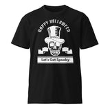 Hauntingly Stylish - Happy Halloween Premium Tee - Black - T-Shirts