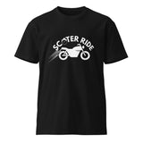 Scoot into Memories - Explore the Open Road with Our Dynamic Tee - Black - T.shirts