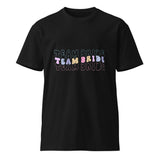 Celebrate in Style - Embrace the Spirit of 'Team Bride' - Black - T-shirts