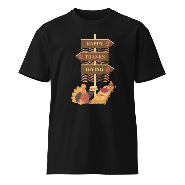 Giving Thanks in Style - Thanksgiving Premium Tee - -