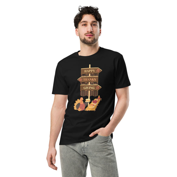 Giving Thanks in Style - Thanksgiving Premium Tee - -