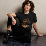 Wrap Yourself in Autumn Comfort - Black - T-Shirt