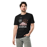 Explore More - Life is an Adventure Tee - Black - T-shirts