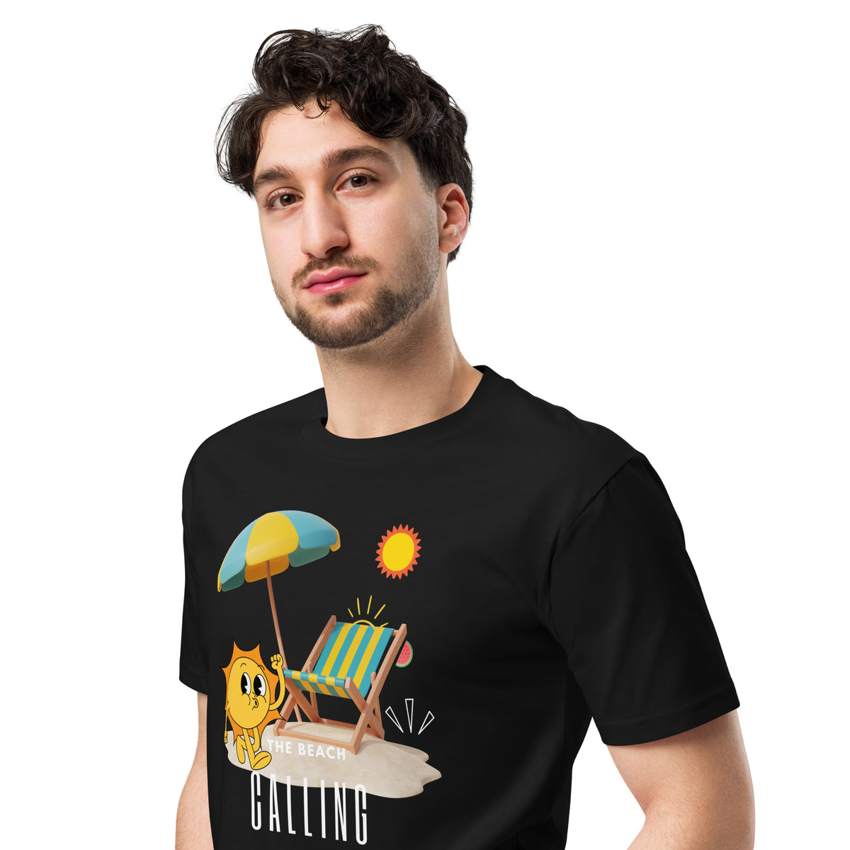 Umbrella Moments - Dive into Sunshine with Our Beach-Inspired Tee - - T-shirts