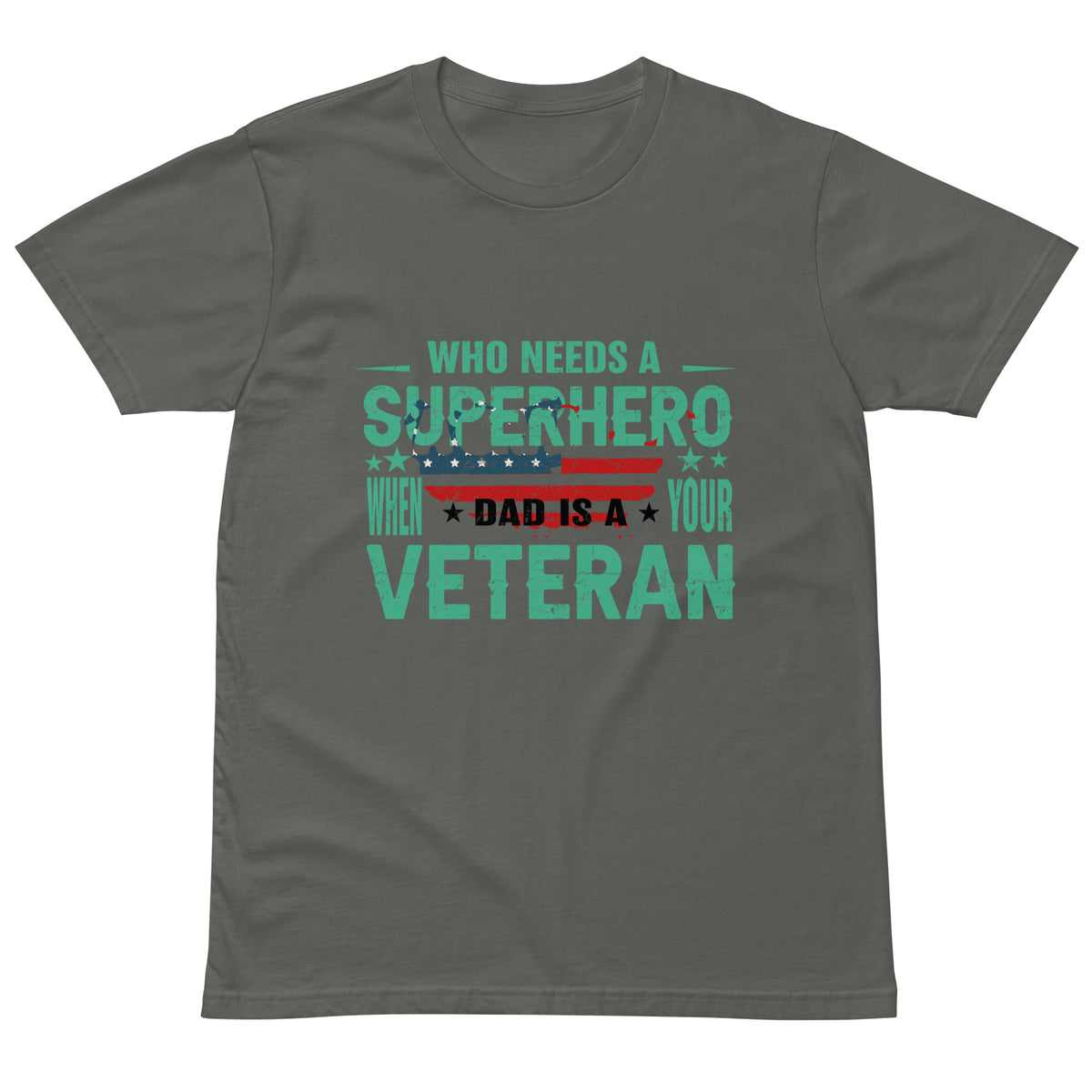 Dad, the Real Superhero - Inspirational T-shirt for Father's Day - - T-shirts