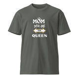 Majestic Mom - Embrace Mom's Royalty in Our Regal Tee - Charcoal - Print Material