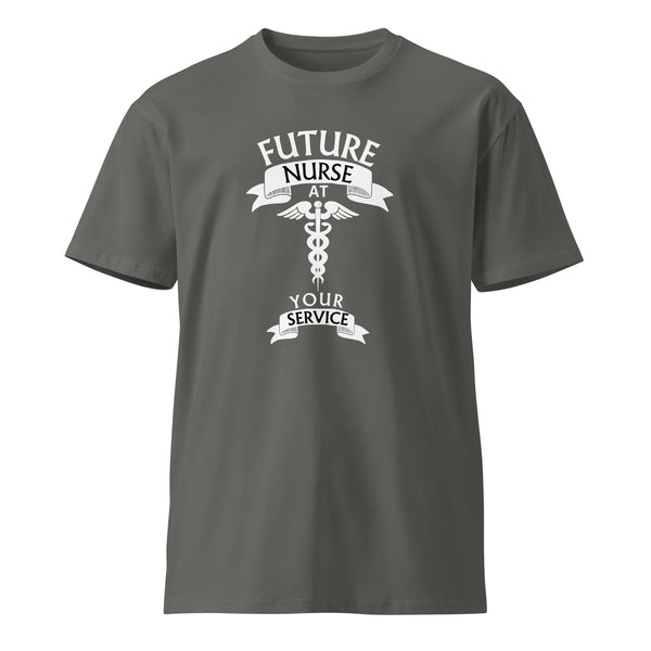 Symbol of Dedication - Nurse Crest T-shirt - Charcoal - T-shirts