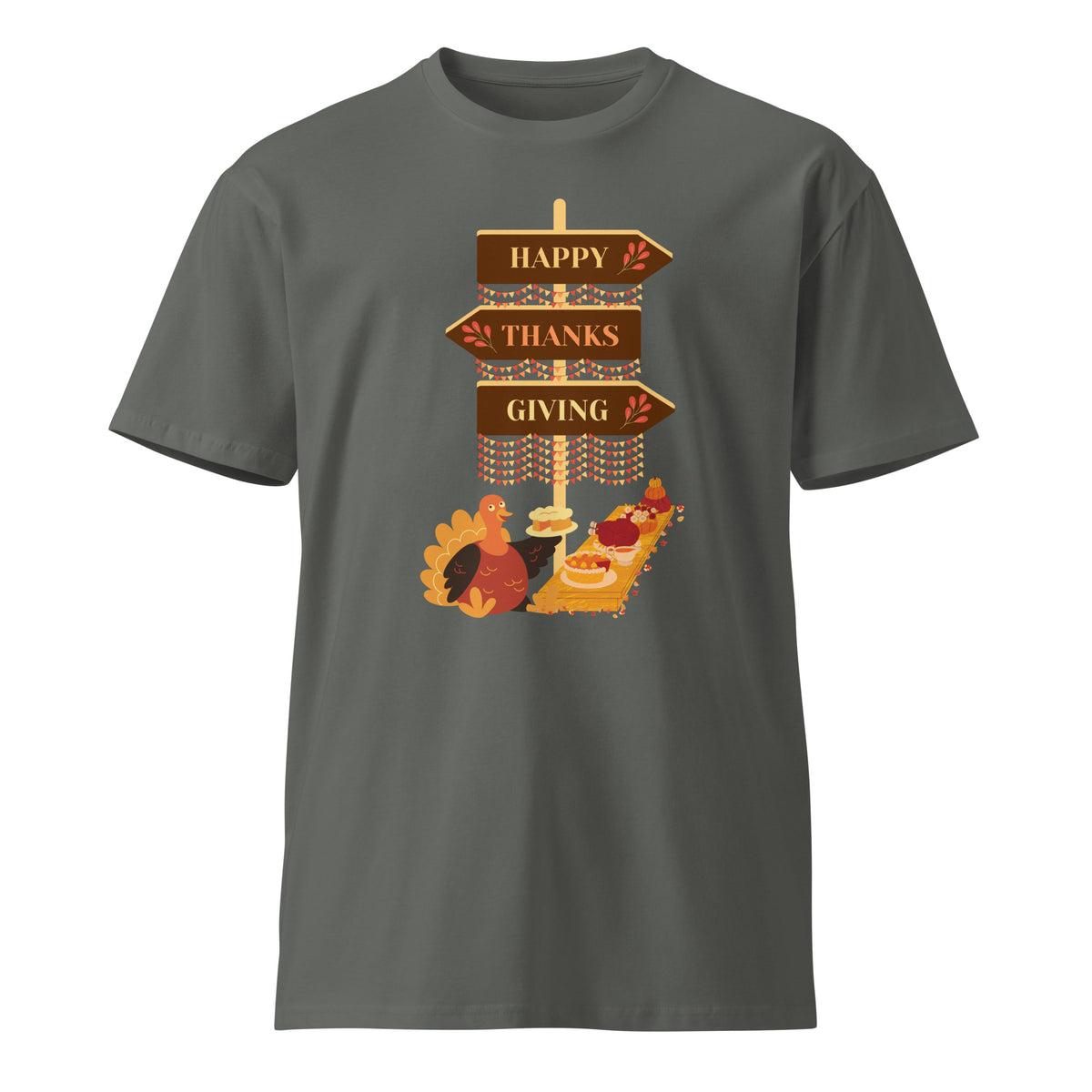 Giving Thanks in Style - Thanksgiving Premium Tee - -