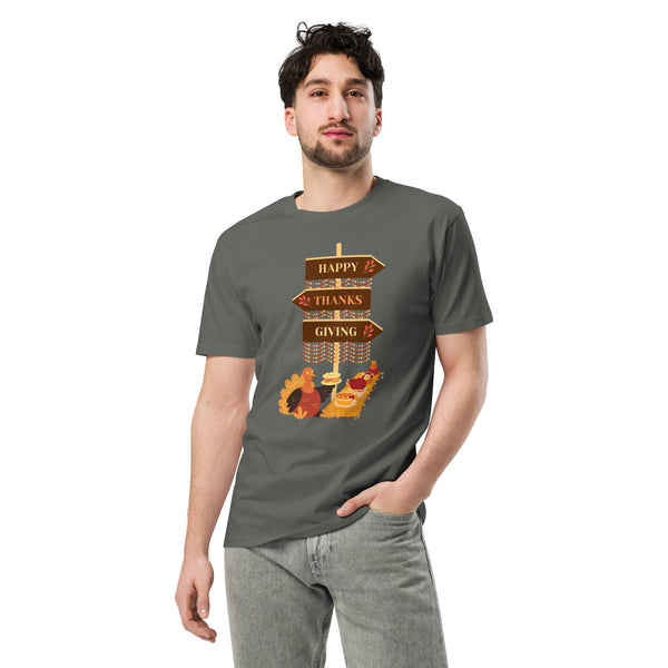 Giving Thanks in Style - Thanksgiving Premium Tee - -