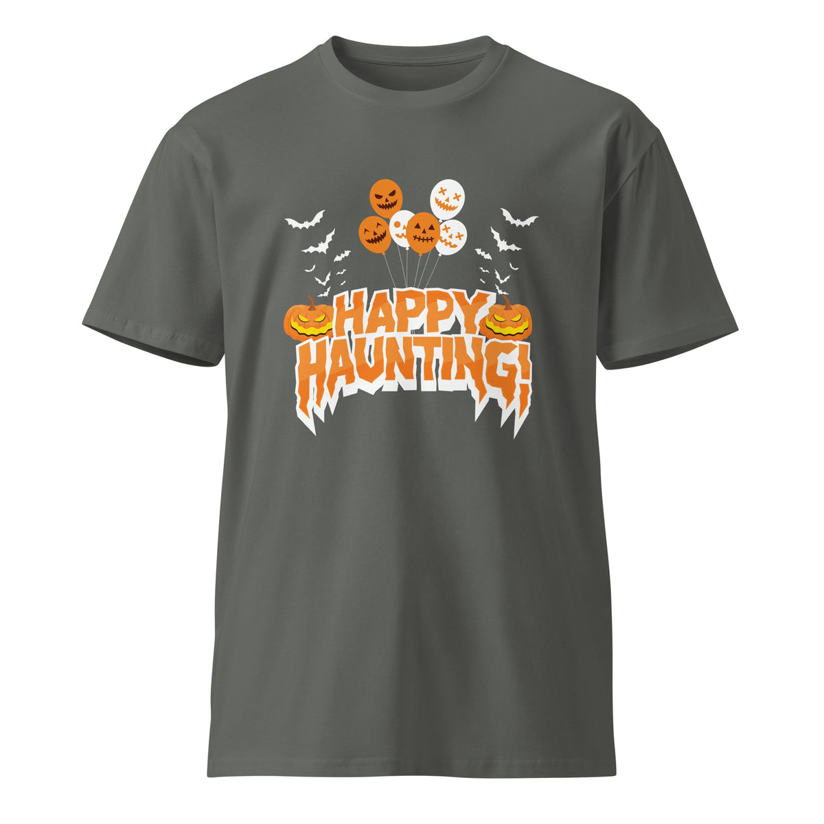 Festive Frights, - Happy Haunting Halloween Tee - - T-shirts