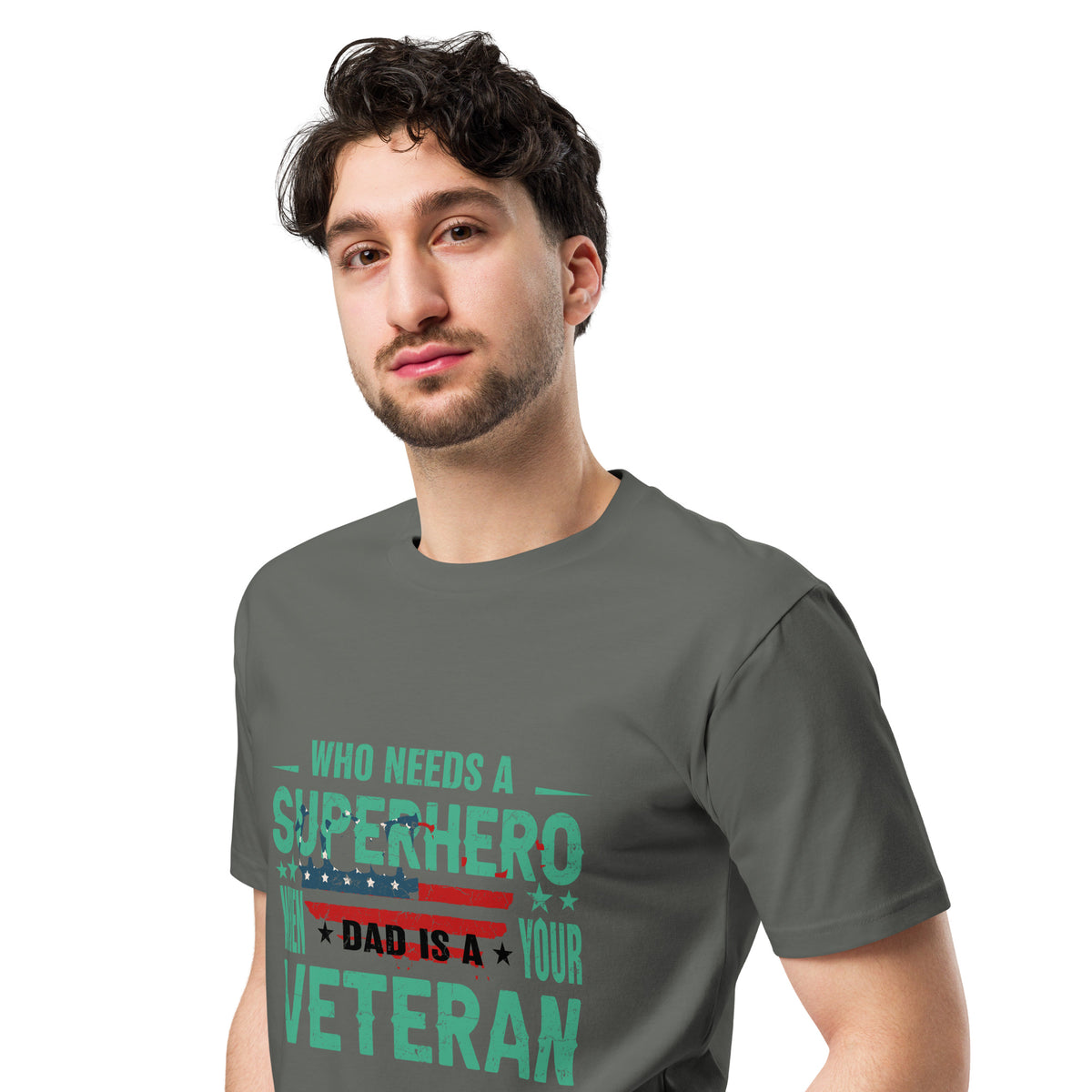 Dad, the Real Superhero - Inspirational T-shirt for Father's Day - - T-shirts