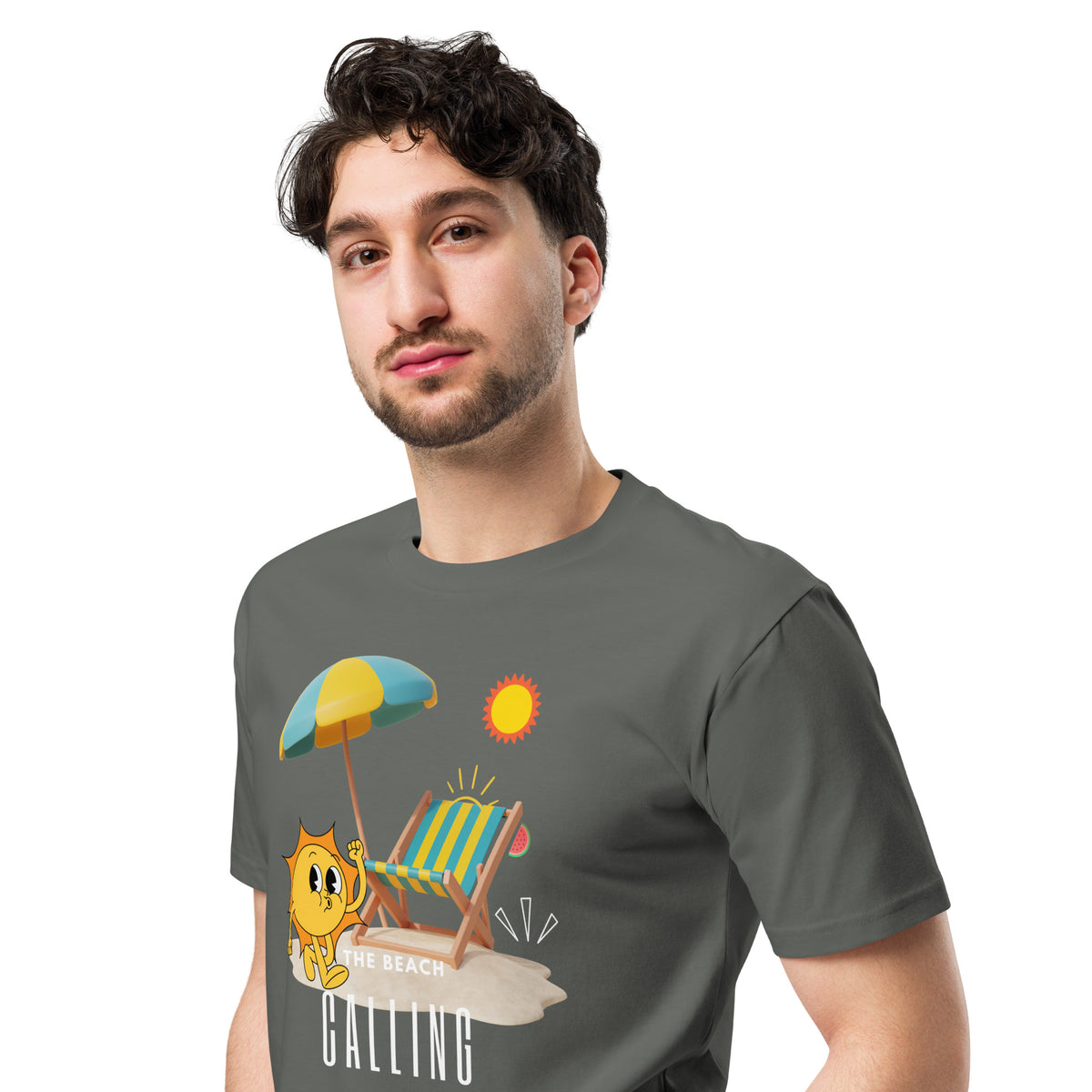 Umbrella Moments - Dive into Sunshine with Our Beach-Inspired Tee - - T-shirts