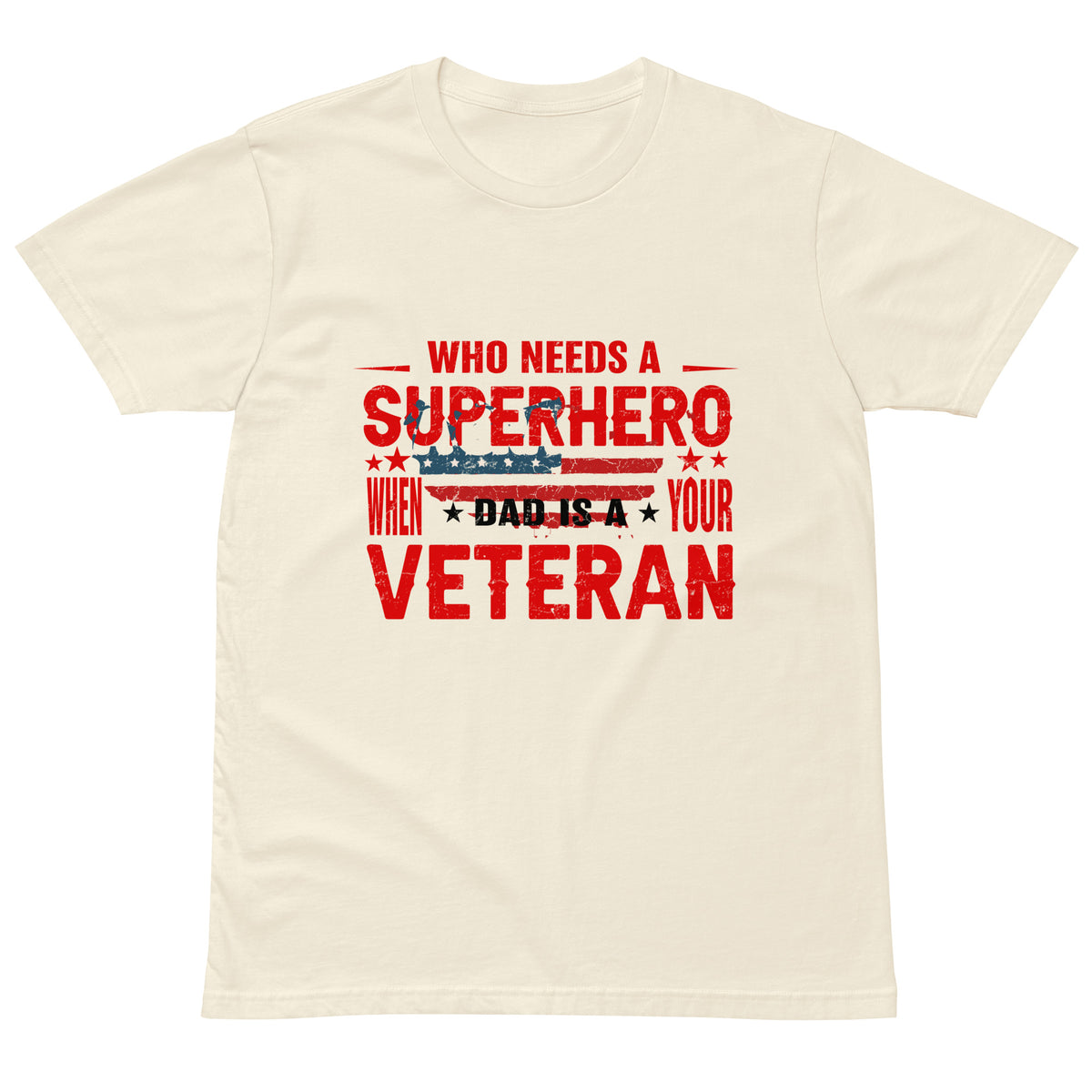 Dad, the Real Superhero - Inspirational T-shirt for Father's Day - - T-shirts