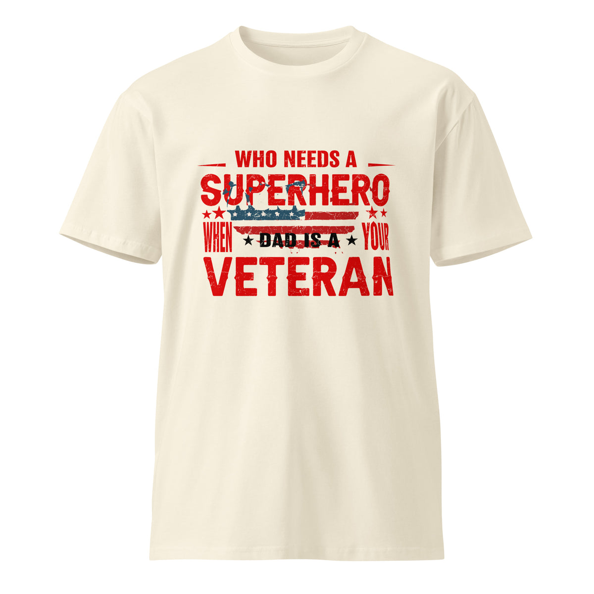 Dad, the Real Superhero - Inspirational T-shirt for Father's Day - - T-shirts