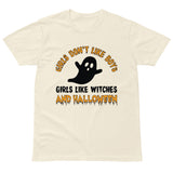 Witchy Vibes - Halloween Boo Tee - Natural - Print Material