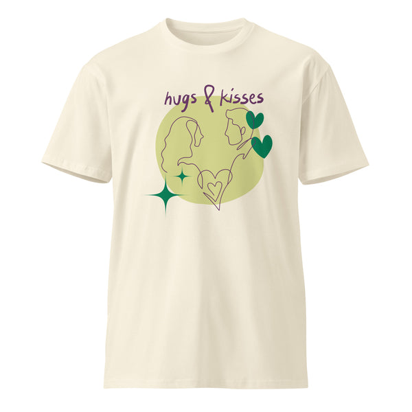 Heartstrings Unisex Premium T-shirt - Embrace, Cherish, Gift - Natural - T-Shirts