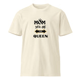 Majestic Mom - Embrace Mom's Royalty in Our Regal Tee - Natural - Print Material