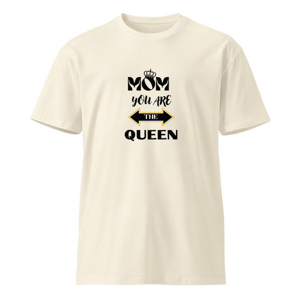 Majestic Mom - Embrace Mom's Royalty in Our Regal Tee - Natural - Print Material