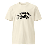 Scoot into Memories - Explore the Open Road with Our Dynamic Tee - Natural - T.shirts