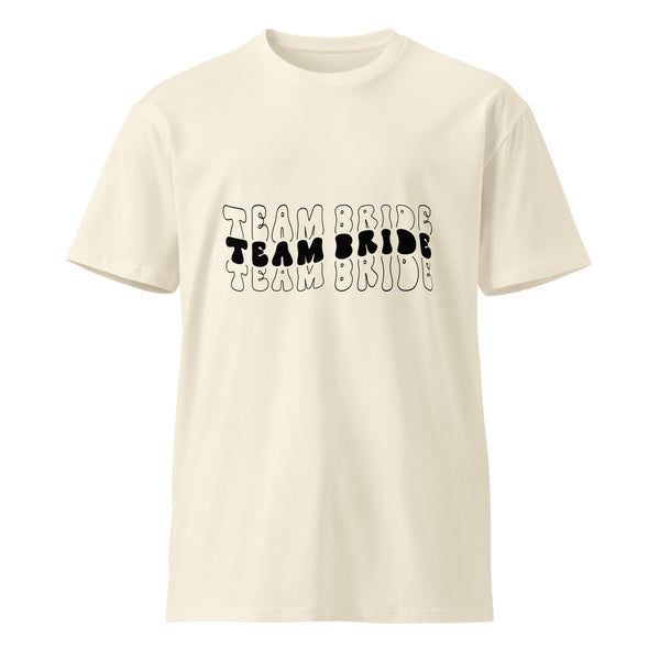 Celebrate in Style - Embrace the Spirit of 'Team Bride' - Natural - T-shirts