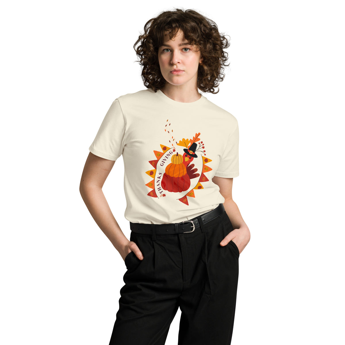 Autumn Harvest Hen - Thanksgiving Celebration Shirt - - T-shirts