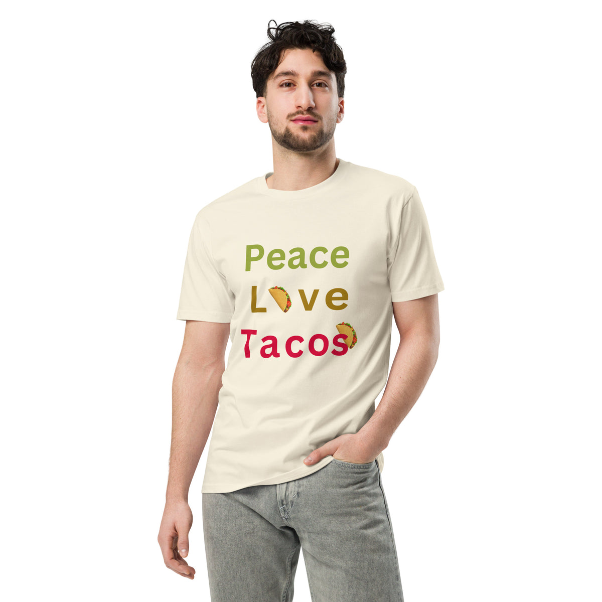 Love Tacos - Love Life - Happy Taco Day Tee - -