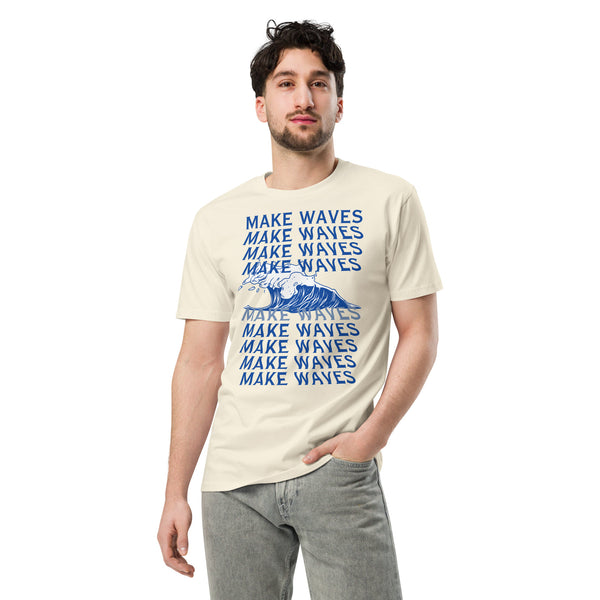 Old & Blue - Make Waves T-Shirt - Natural - T.shirts