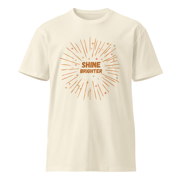 Vibrant Rays - Shine Brighter Unisex Tee - - T.shirts