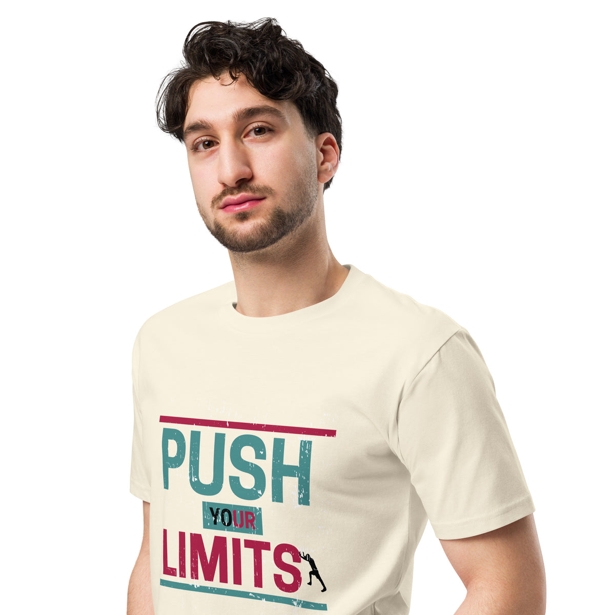 Bold Statements - Push Your Limits T-Shirt - Natural - T-shirts