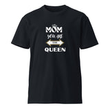 Majestic Mom - Embrace Mom's Royalty in Our Regal Tee - Navy - Print Material