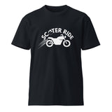 Scoot into Memories - Explore the Open Road with Our Dynamic Tee - Navy - T.shirts