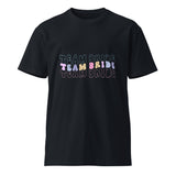 Celebrate in Style - Embrace the Spirit of 'Team Bride' - Navy - T-shirts