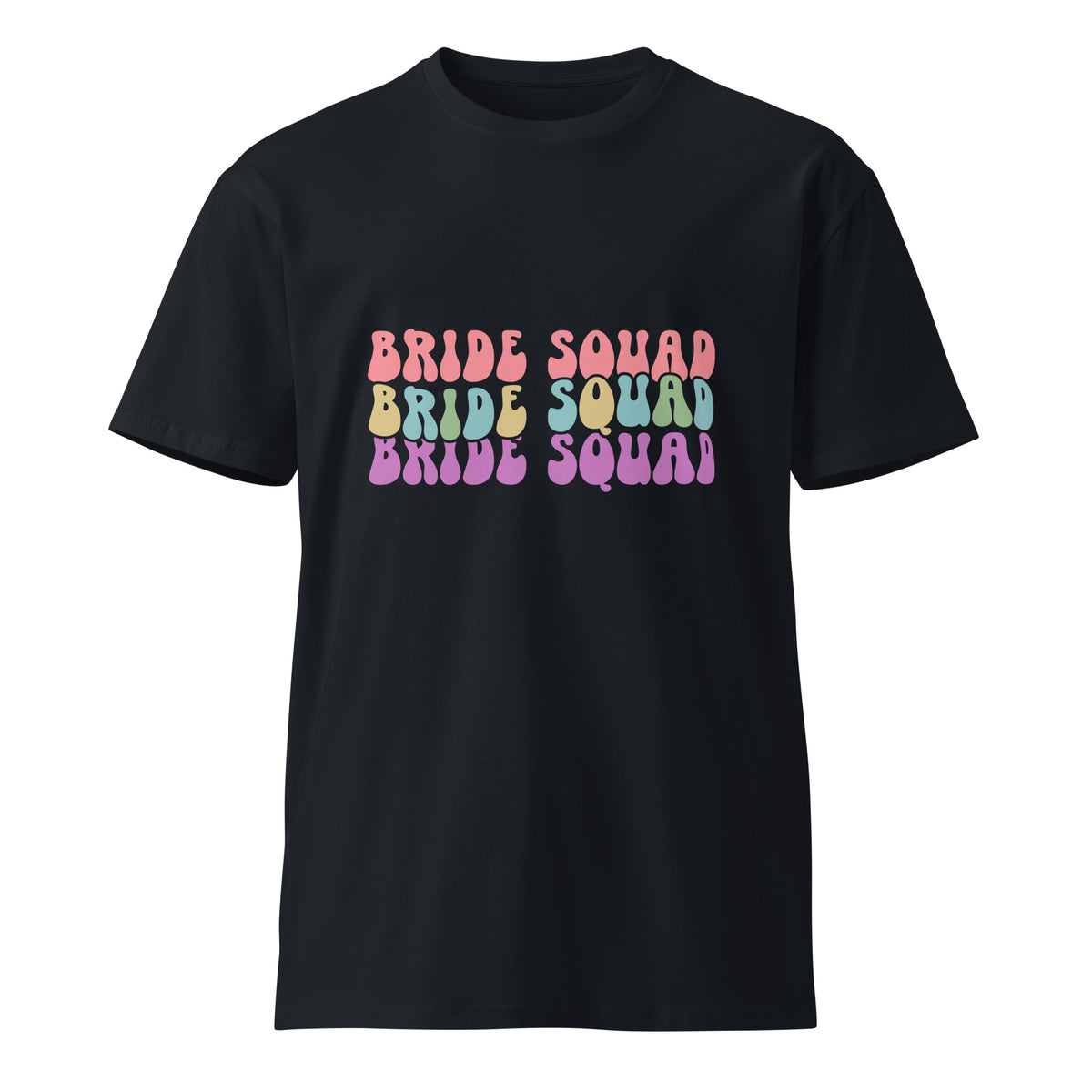 Join the Bride Squad - Discover Our Premium T-Shirt Design - Navy - T-shirts