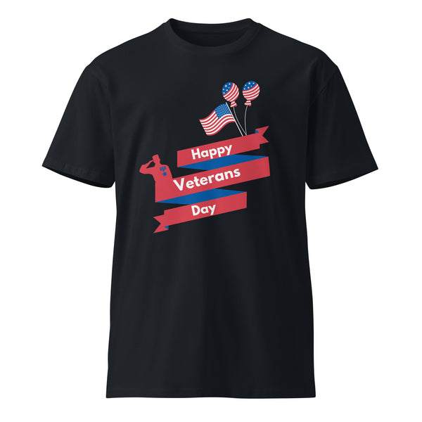 Happy Veterans Day Tribute Tee - -