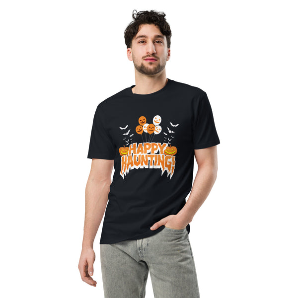 Festive Frights, - Happy Haunting Halloween Tee - - T-shirts