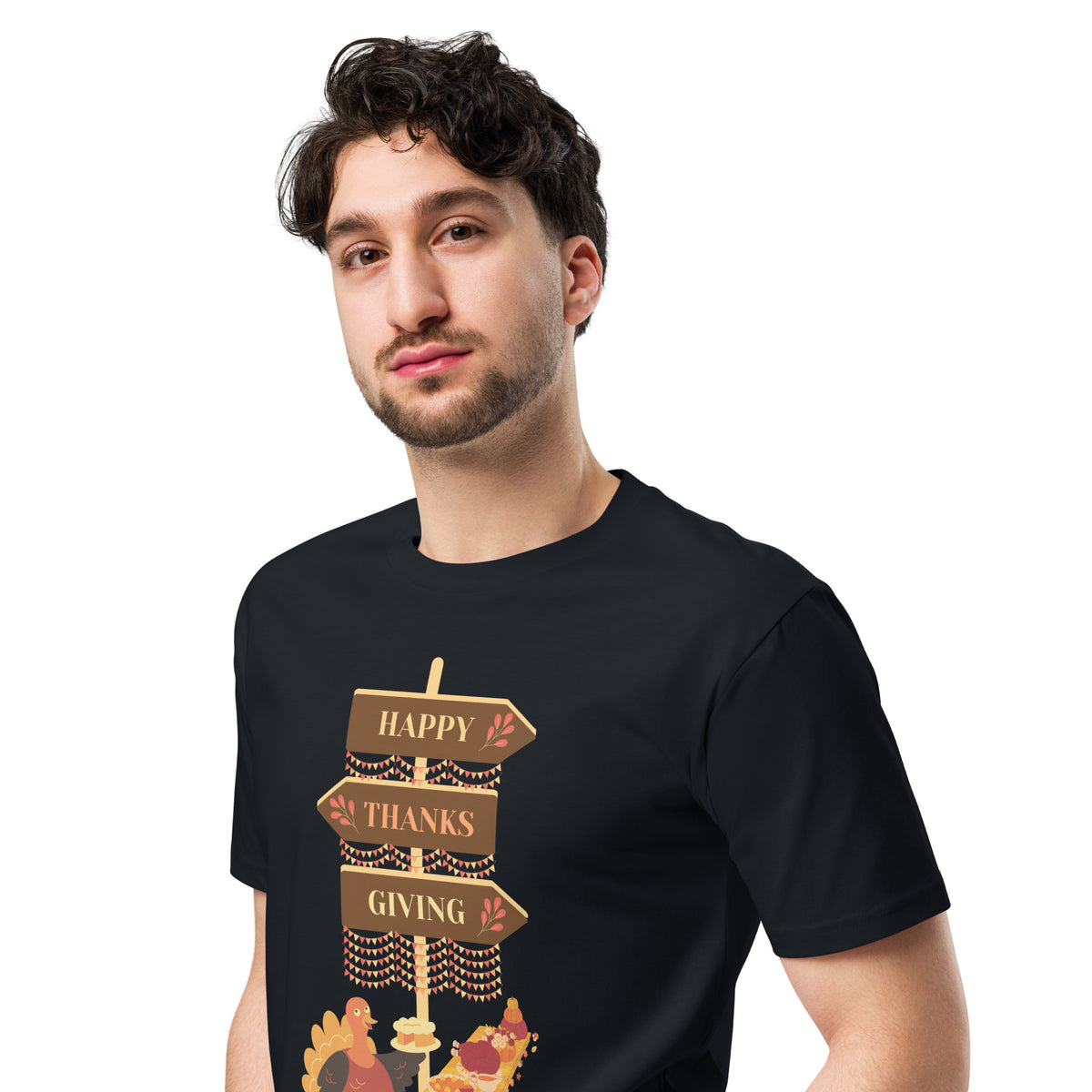 Giving Thanks in Style - Thanksgiving Premium Tee - -