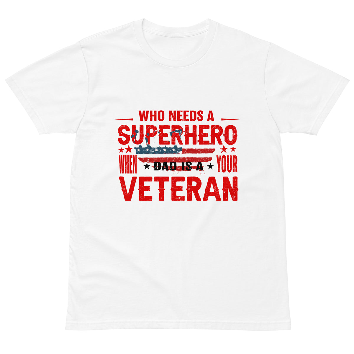 Dad, the Real Superhero - Inspirational T-shirt for Father's Day - - T-shirts