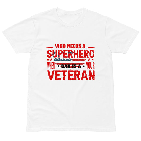 Dad, the Real Superhero - Inspirational T-shirt for Father's Day - - T-shirts