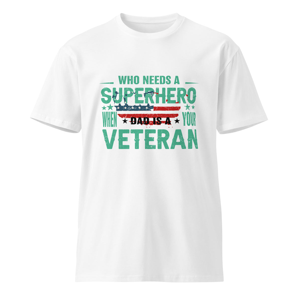 Dad, the Real Superhero - Inspirational T-shirt for Father's Day - - T-shirts